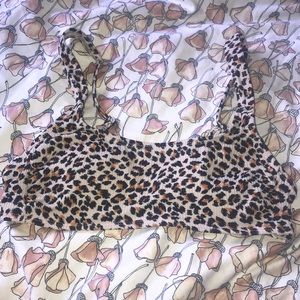 Cheetah Bikini Top
